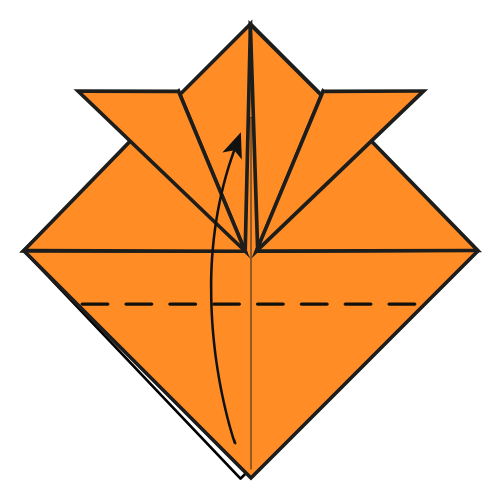 origami goldfish diagram step 7