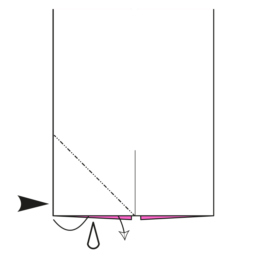 origami heart bookmark diagram step 19