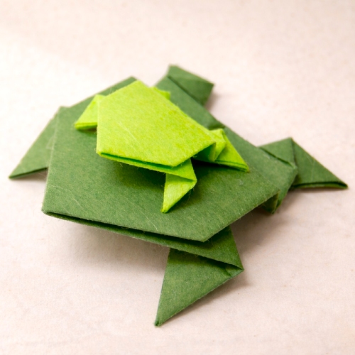 easy origami frog