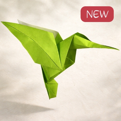 easy origami hummingbird