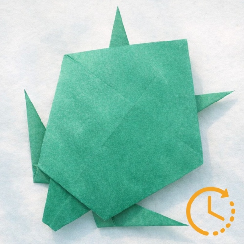easy origami sea turtle wait