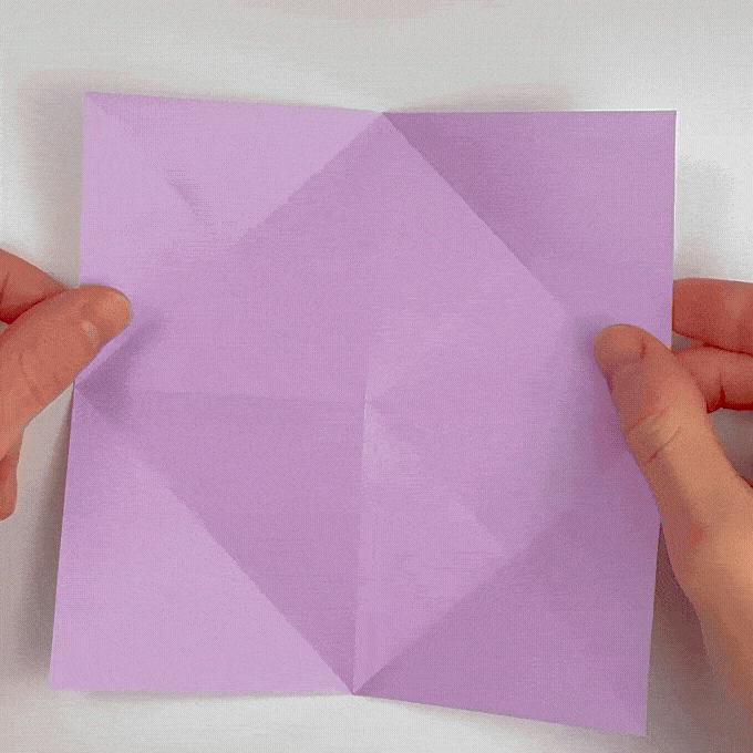 origami butterfly paper fold step 5