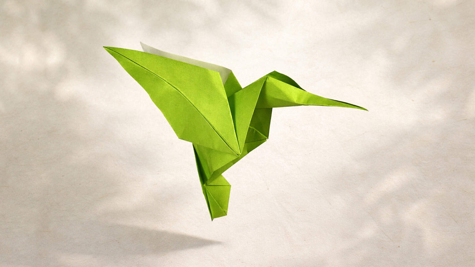 how to make an origami hummingbird