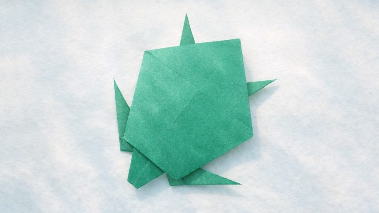 origami sea turtle