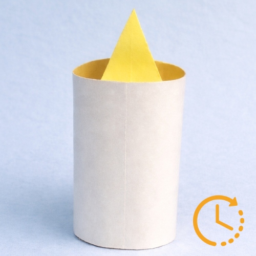 easy origami candle
