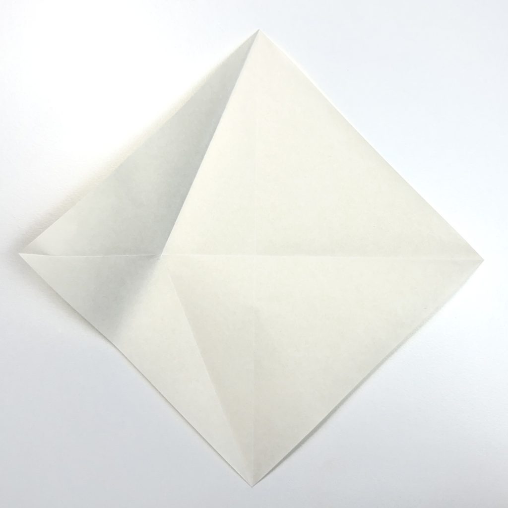 origami 4-pointed star step 3