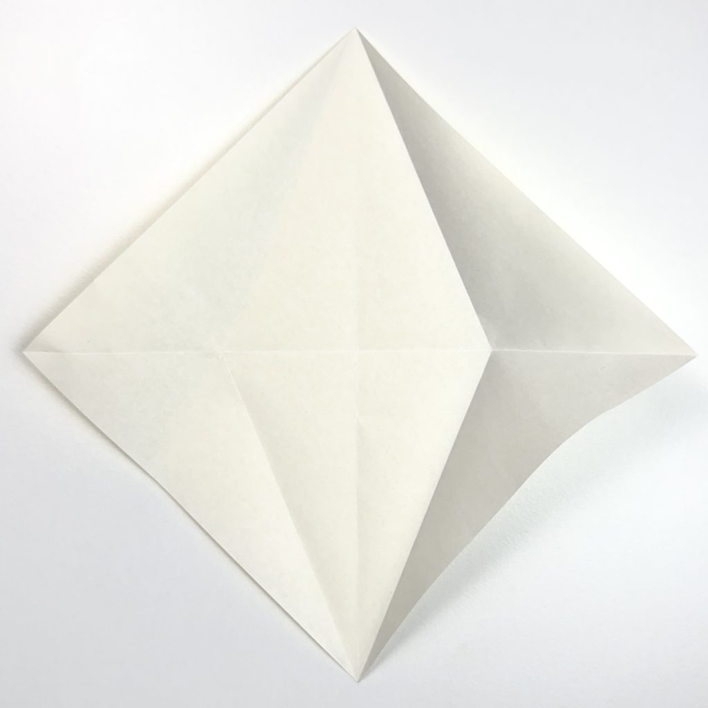 origami 4-pointed star step 4