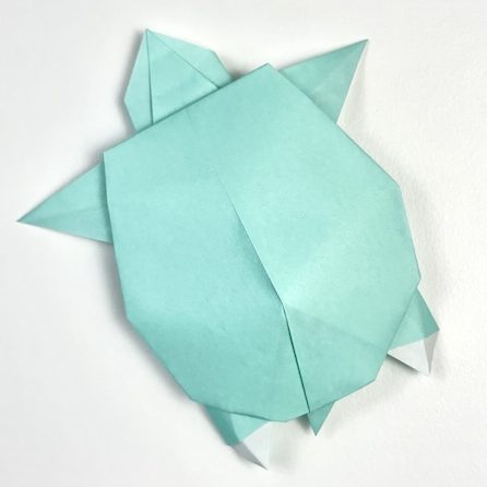 origami turtle completed