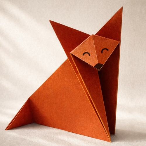 easy origami fox