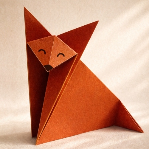 easy origami fox