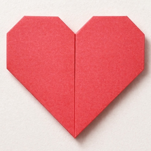easy origami heart