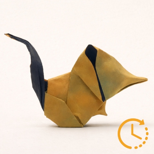 easy origami mouse wait