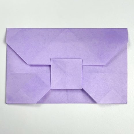 completed origami envelope