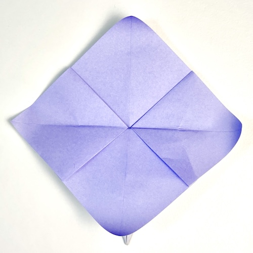 completed origami hydrangea