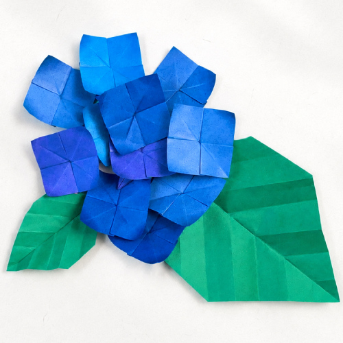 easy origami hydrangea