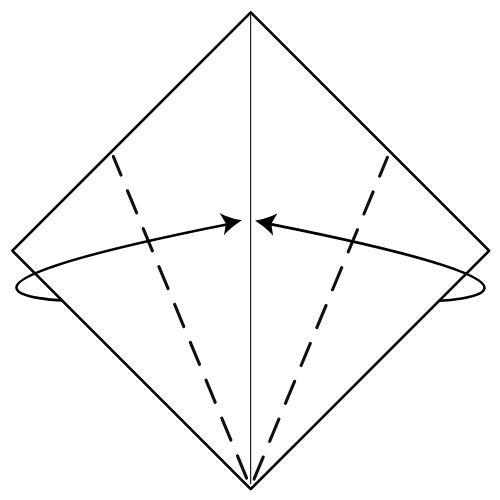 origami hydrangea diagram step 10