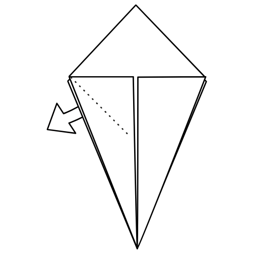 origami hydrangea diagram step 11