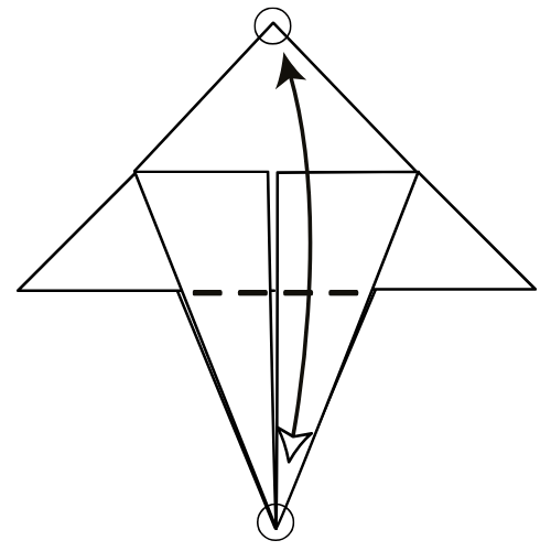 origami hydrangea diagram step 13