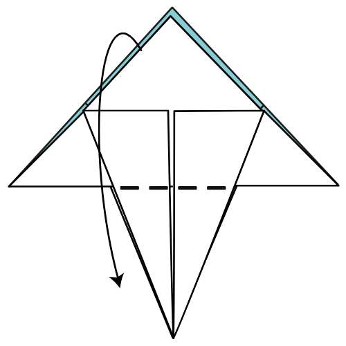 origami hydrangea diagram step 14