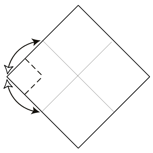 origami hydrangea diagram step 4