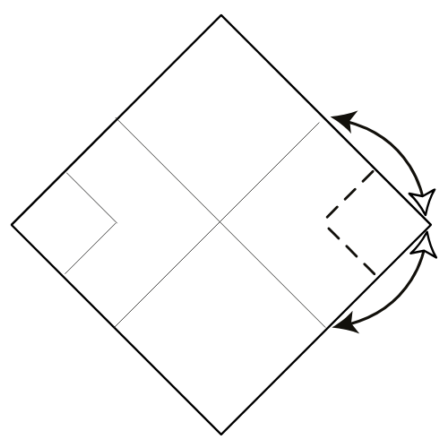 origami hydrangea diagram step 5
