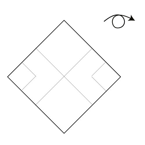 origami hydrangea diagram step 6
