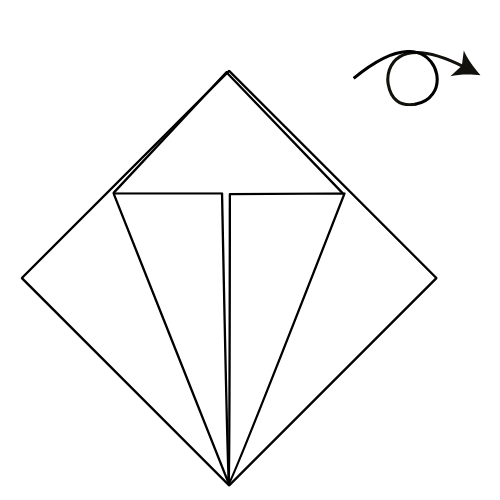 origami hydrangea diagram step 9