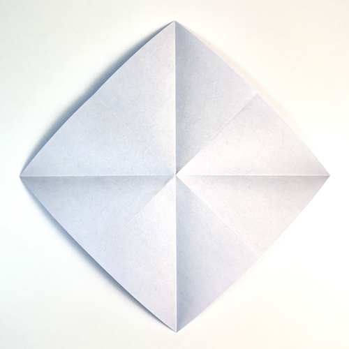 origami hydrangea step 3