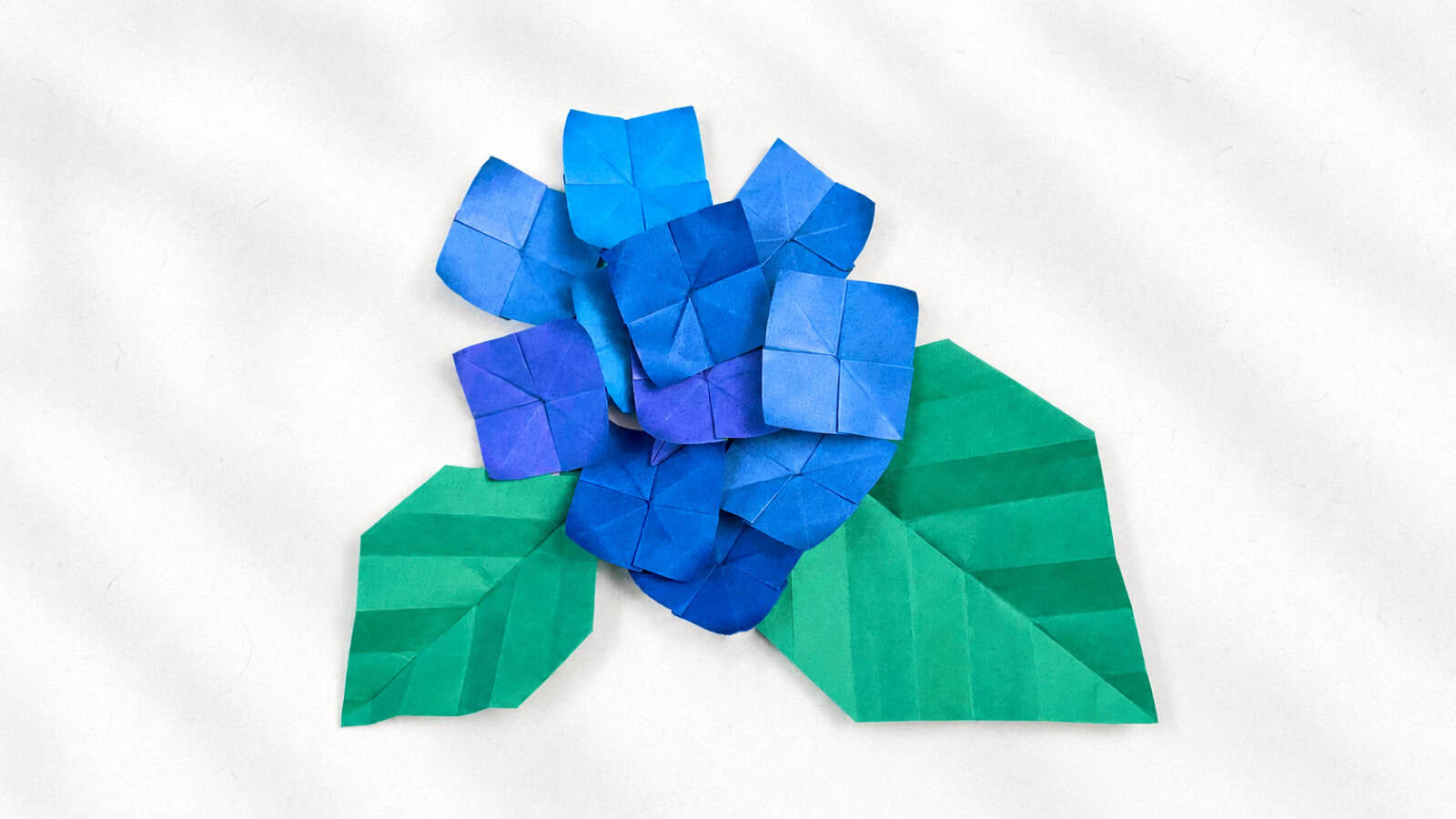 origami hydrangea