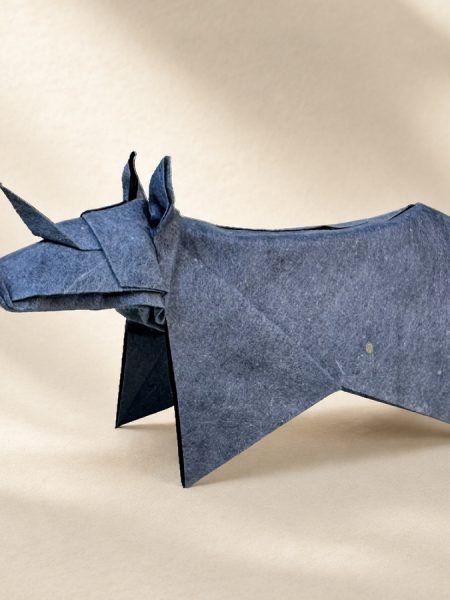 how to make an origami rhinoceros