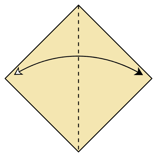 origami rhinoceros diagram step 1