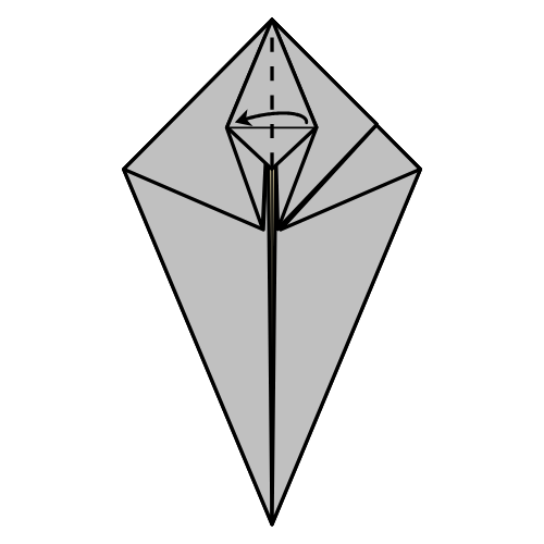 origami rhinoceros diagram step 12