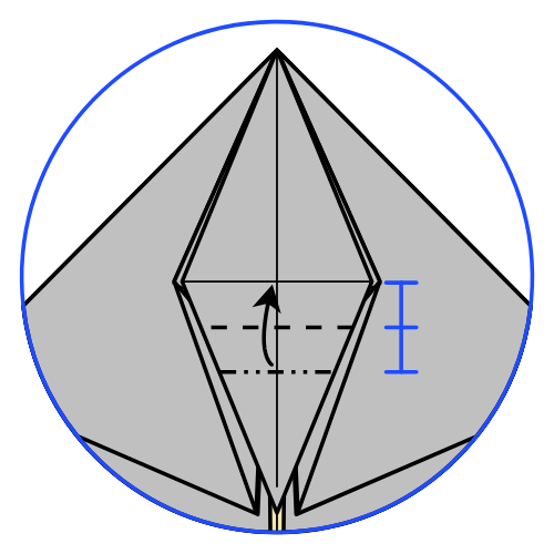 origami rhinoceros diagram step 17