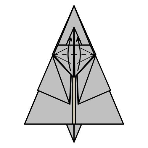 origami rhinoceros diagram step 25