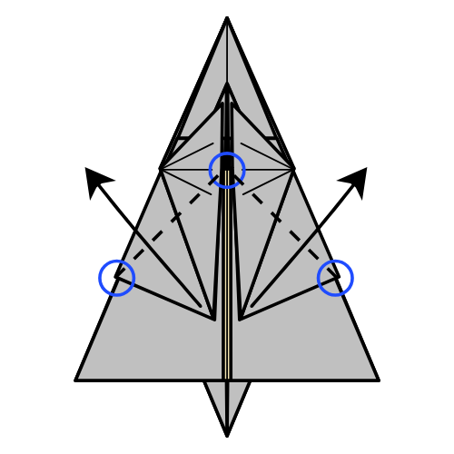origami rhinoceros diagram step 26