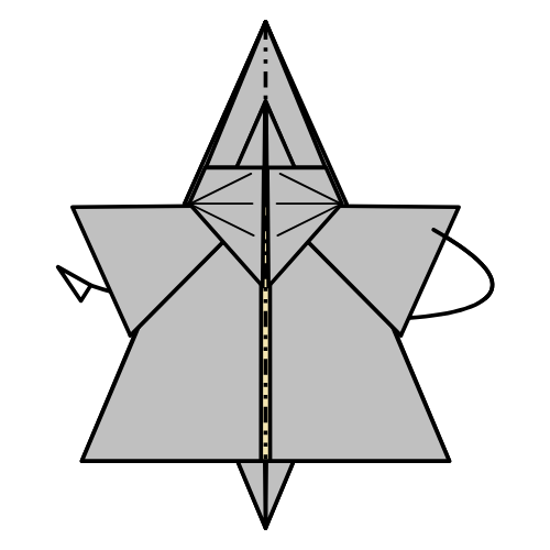 origami rhinoceros diagram step 28