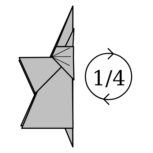 origami rhinoceros diagram step 29