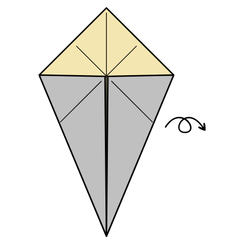 origami rhinoceros diagram step 4