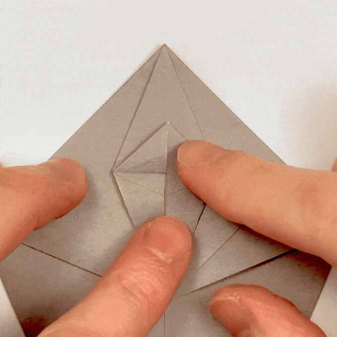 origami rhinoceros step 11