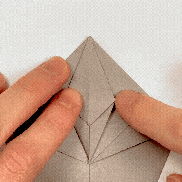origami rhinoceros step 12