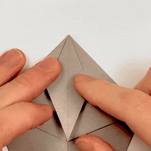 origami rhinoceros step 14