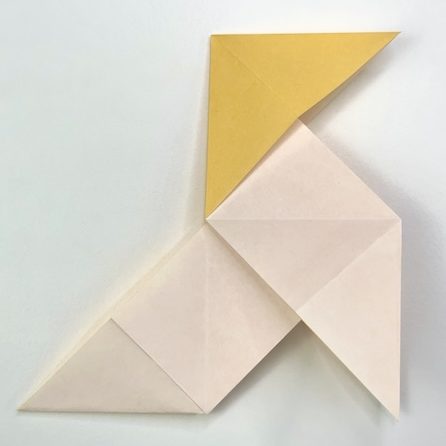 completed origami pajarita