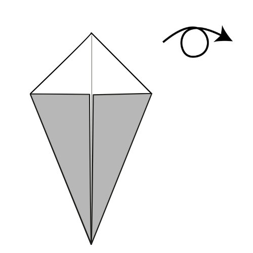 origami elephant diagram step 3