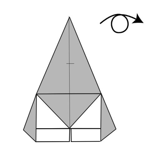 origami elephant diagram step 8