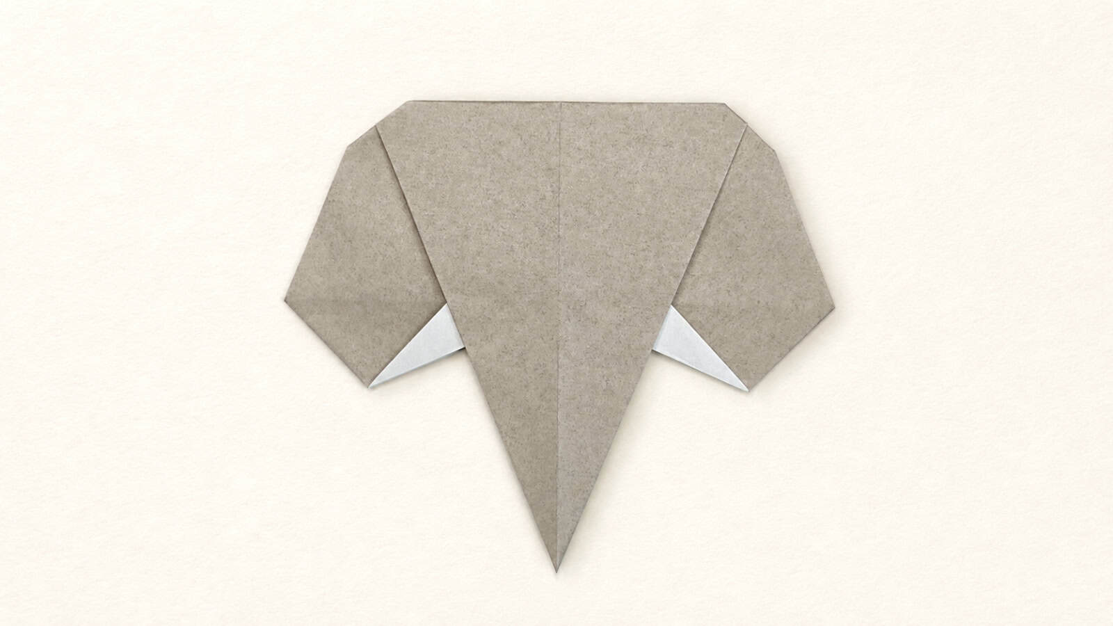 how to make an origami elephant head