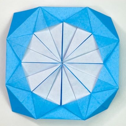 origami kusudama chrysanthemum completed unit