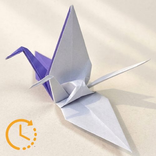 easy origami imoseyama-cranes