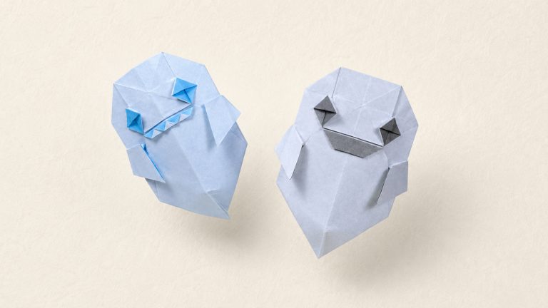 origami ghost