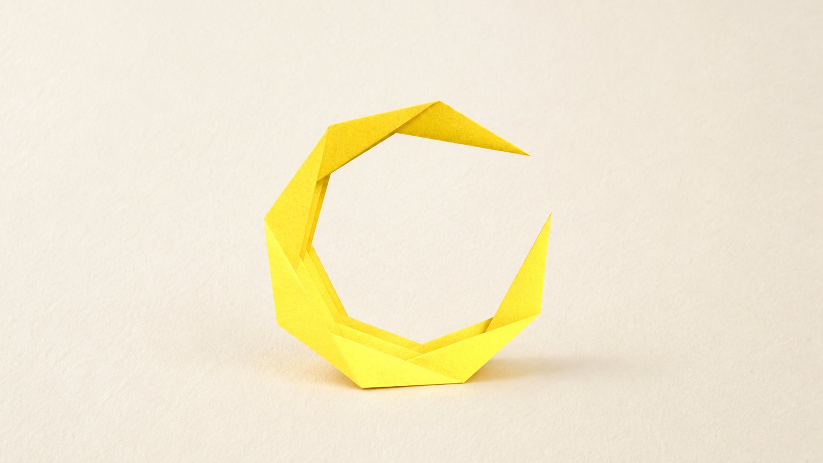 origami moon