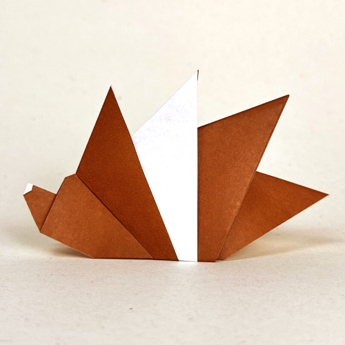easy origami hedgehog